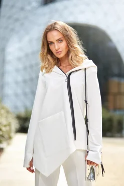 Ayetryczna zauwana buzka - ecru Odzież Casualowa|Bluzy
