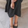 Sale Baleriny z paskiem Marbella - czarne Baleriny|Buty
