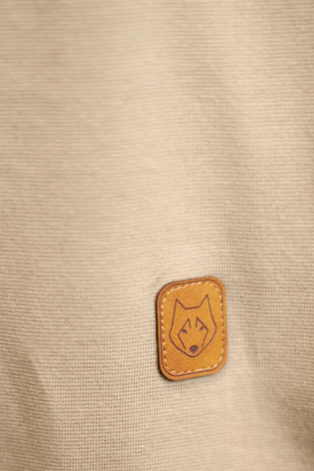 New Bawełniane egginy z dzianiny prążkowanej - cappuccino Legginsy|Odzież Casualowa