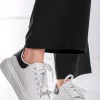 Outlet Białe niskie trampki Shyla - czarno-białe Sneakersy