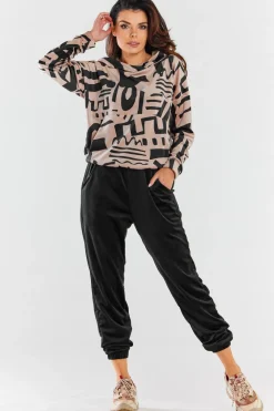 Online Buza daka z kapture - beżowa Odzież Casualowa|Bluzy