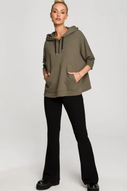 Discount Buza daka z kapture i ankietai - khaki Odzież Casualowa|Dobry Skład