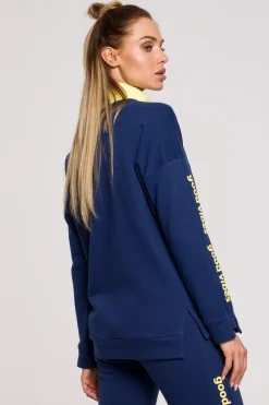 Outlet Buza daka z ogo good vibe - atraentowa Odzież Casualowa|Bluzy