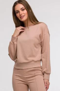 Clearance Buza daka z otwartyi pecai - occa Odzież Casualowa|Bluzy
