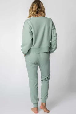 Discount Buza dreowa ze ściągaczai - iętowa Odzież Casualowa|Bluzy