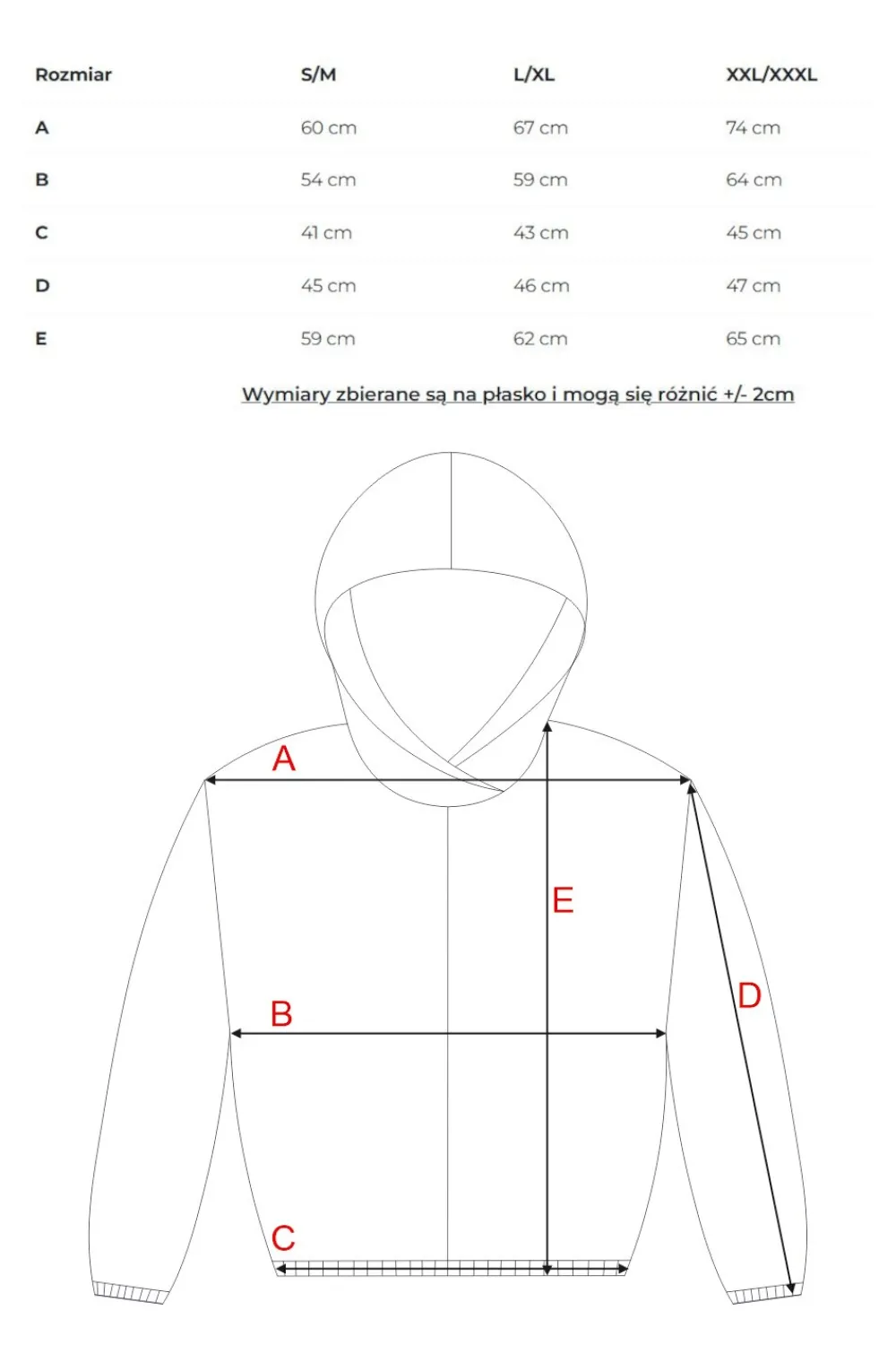 Buza dreowa z kapture - ainowa Odzież Casualowa|Dobry Skład