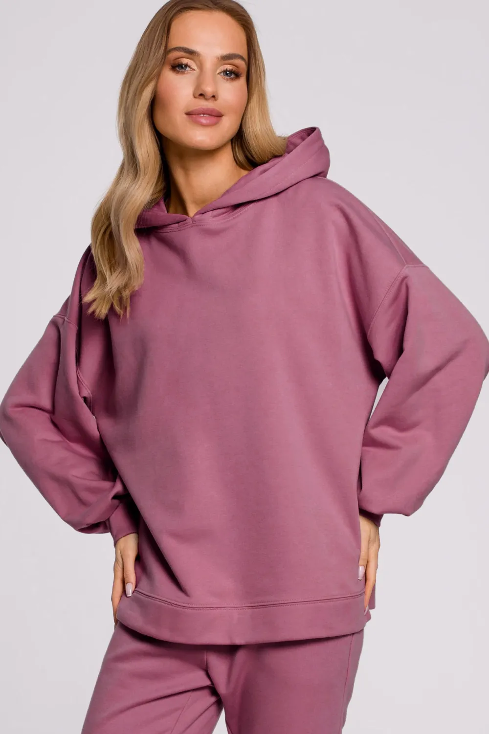 Online Buza overize z kapture – wrzoowa Bluzy