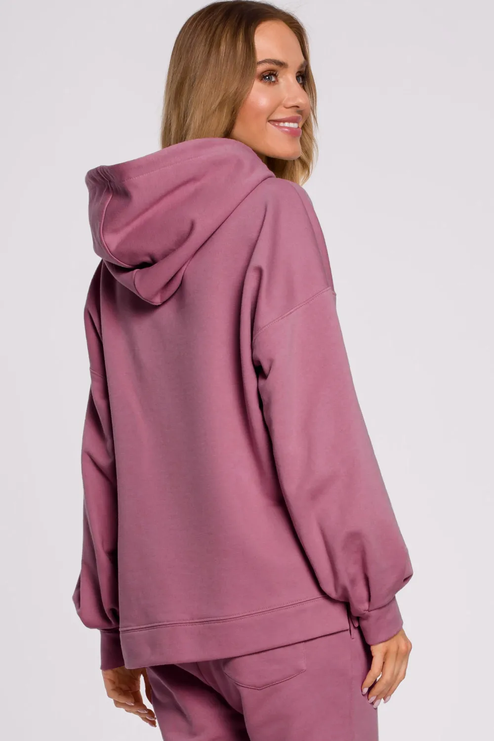 Online Buza overize z kapture – wrzoowa Bluzy
