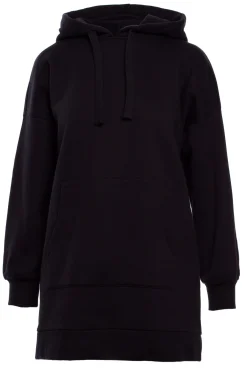 Outlet Bluza oversize z kieszenią typu kangurek - czarna Bluzy