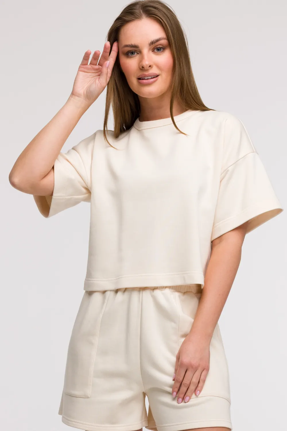 Sale Buza overize z krótkii rękawai - waniiowa Odzież Casualowa|Dobry Skład