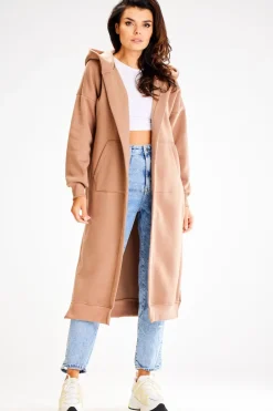 Clearance Buza typu parka z kapture i kiezeniai - beżowa Odzież Casualowa|Bluzy