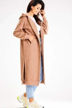 Clearance Buza typu parka z kapture i kiezeniai - beżowa Odzież Casualowa|Bluzy
