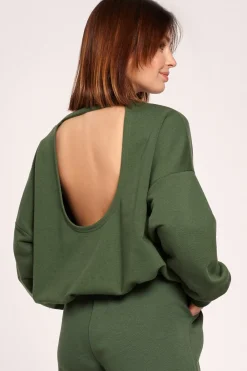 Sale Buza z dekote na pecach - trawiata Odzież Casualowa|Bluzy