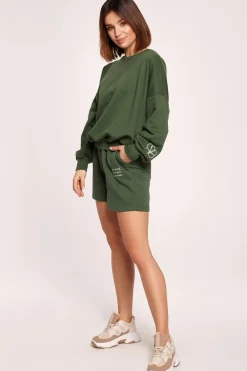 Sale Buza z dekote na pecach - trawiata Odzież Casualowa|Bluzy