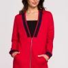 Best Bluza ze ściągaczami - czerwona Bluzy