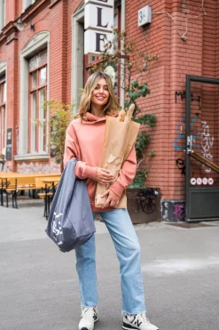 Clearance Buza z kapture i kiezenią kangurek - cegata Odzież Casualowa|Bluzy