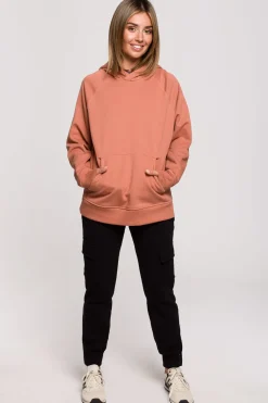 Clearance Buza z kapture i kiezenią kangurek - cegata Odzież Casualowa|Bluzy