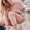 New Bluza z kapturem i wysokim ściągaczem - mocca Bluzy
