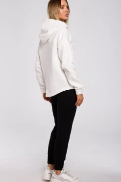Clearance Buza z kapture zauwana na zaek - ecru Odzież Casualowa|Bluzy