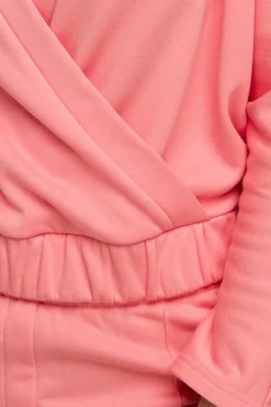 Discount Buza z kopertowy dekote - koraowa Odzież Casualowa|Bluzy