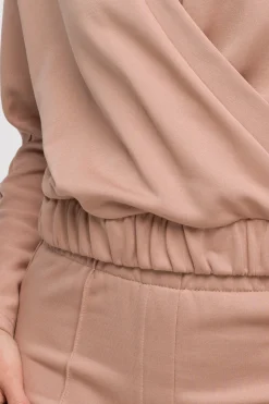 Buza z kopertowy dekote - occa Odzież Casualowa|Bluzy