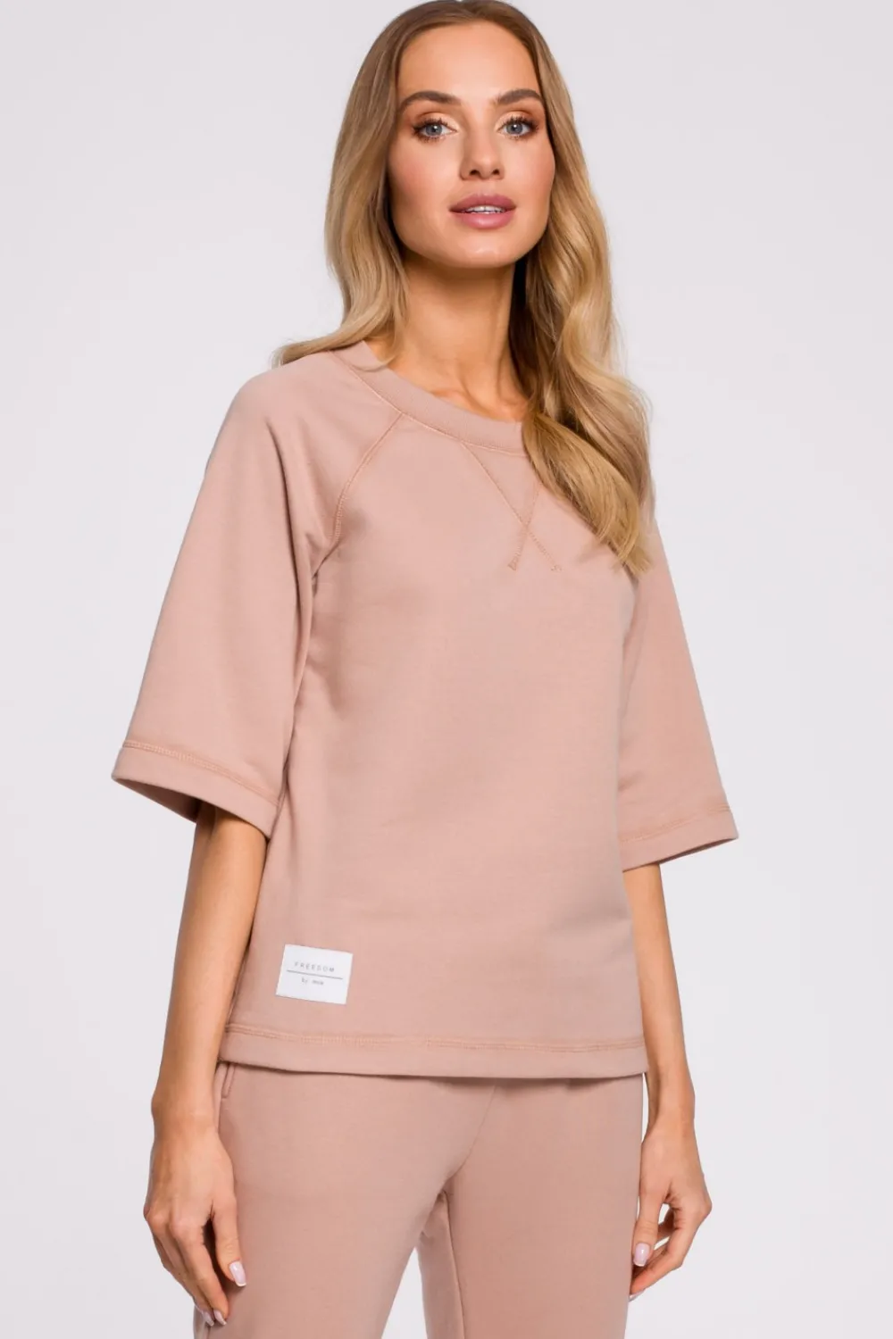 Clearance Bluza z krótkimi rękawami - mocca Bluzy