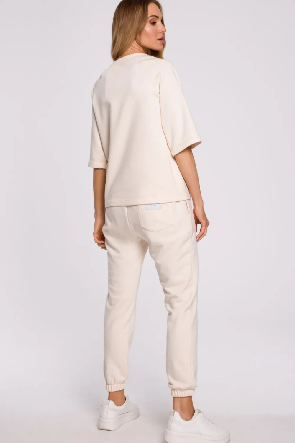 Best Bluza z krótkimi rękawami - waniliowa Bluzy