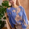Discount Bluzka z bufiastymi rękawami - model 1 Kolory I Printy Sezonu|Bluzki