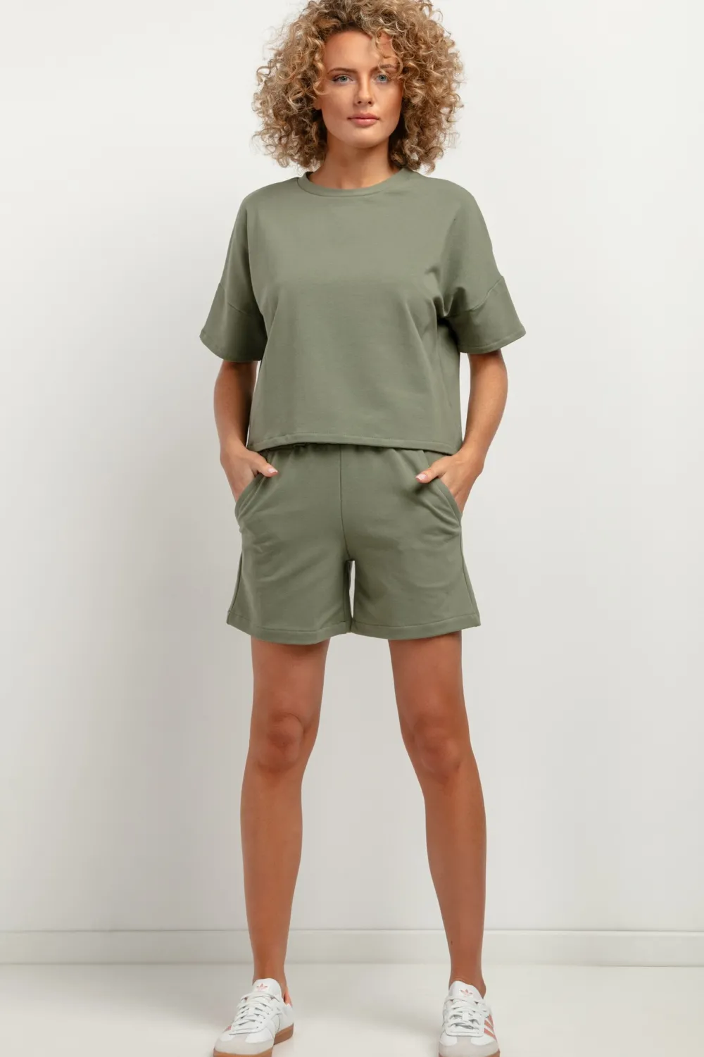Clearance Buzka z krótki rękawe - zieona Odzież Casualowa|Dobry Skład