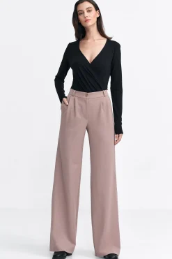 Body dakie z kopertowy dekote - czarne Body|Bluzki