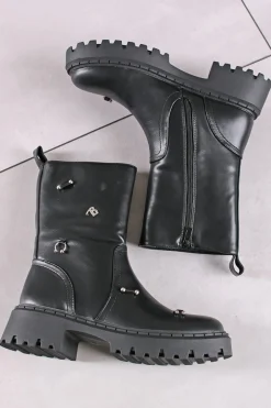 Hot Buty do kostek Tess - czarne Botki