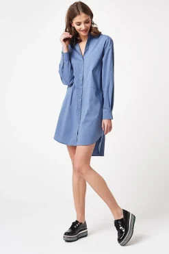 Clearance Ciążowa sukienka koszulowa - jeansowa Odzież Ciążowa|Sukienki Koktajlowe