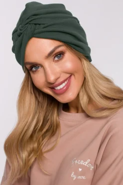 Czapka typu turban - militarno-zielona Akcesoria