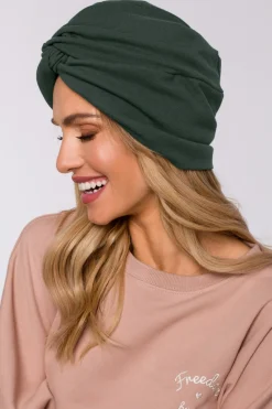 Czapka typu turban - militarno-zielona Akcesoria