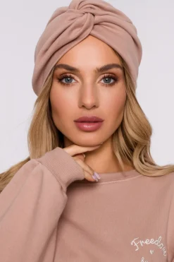 Best Czapka typu turban - mocca Akcesoria