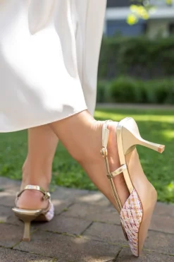 Discount Czółenka slingback Marceline - różowe Czółenka|Buty