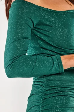 Discount Dopaowana ukienka ini - butekowa zieeń Sukienki Koktajlowe|Sukienki
