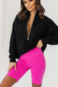 Hot Dopaowane koarki w wyoki tane - różowe Spodenki|Legginsy