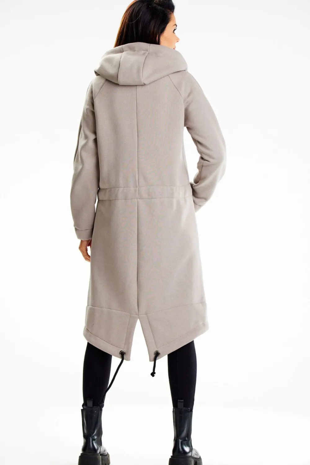 Clearance Długa buza portowa typu parka - zara Odzież Casualowa|Dobry Skład