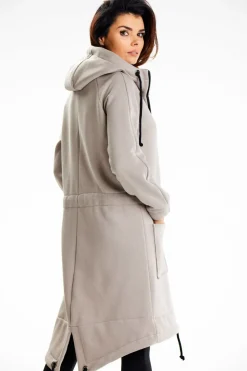 Clearance Długa buza portowa typu parka - zara Odzież Casualowa|Dobry Skład