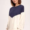 Discount Dwukolorowa bluza o luźnym kroju - model 2 Bluzy
