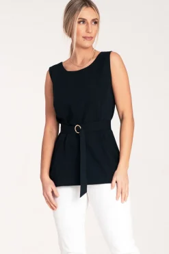 New Eegancka buzka z pakie w taii - granatowa Bluzki