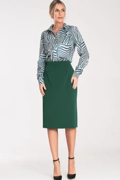 Discount Eegancka kozua z kołnierzykie - wzór 105 Koszule