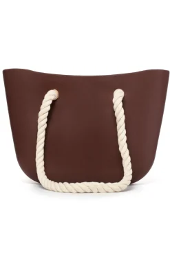 Outlet Gumowa torebka JELLY BAG - brązowa Torebki|Akcesoria