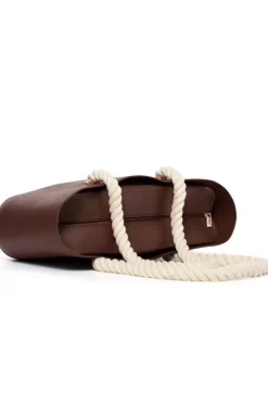 Outlet Gumowa torebka JELLY BAG - brązowa Torebki|Akcesoria