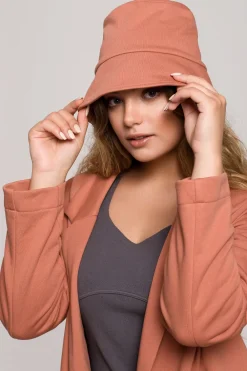 Sale Kapelusz typu bucket hat - ceglasty Akcesoria|Dobry Skład