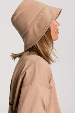 Outlet Kapelusz typu bucket hat - orzechowy Akcesoria|Dobry Skład