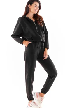 Best Kayczna buza daka z kapture - czarna Odzież Casualowa|Bluzy