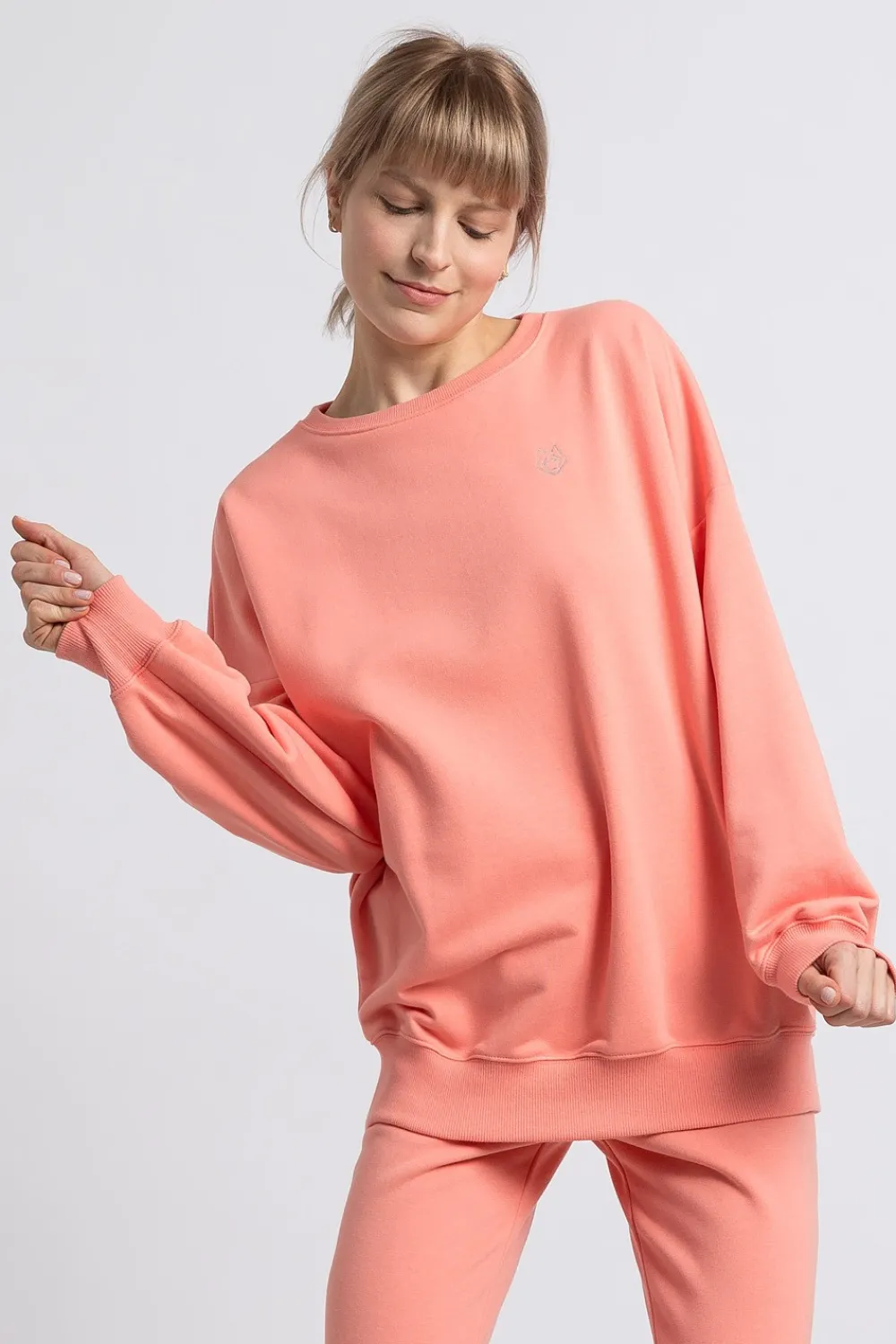 Discount Kayczna buza z ogo - koraowa Odzież Casualowa|Bluzy