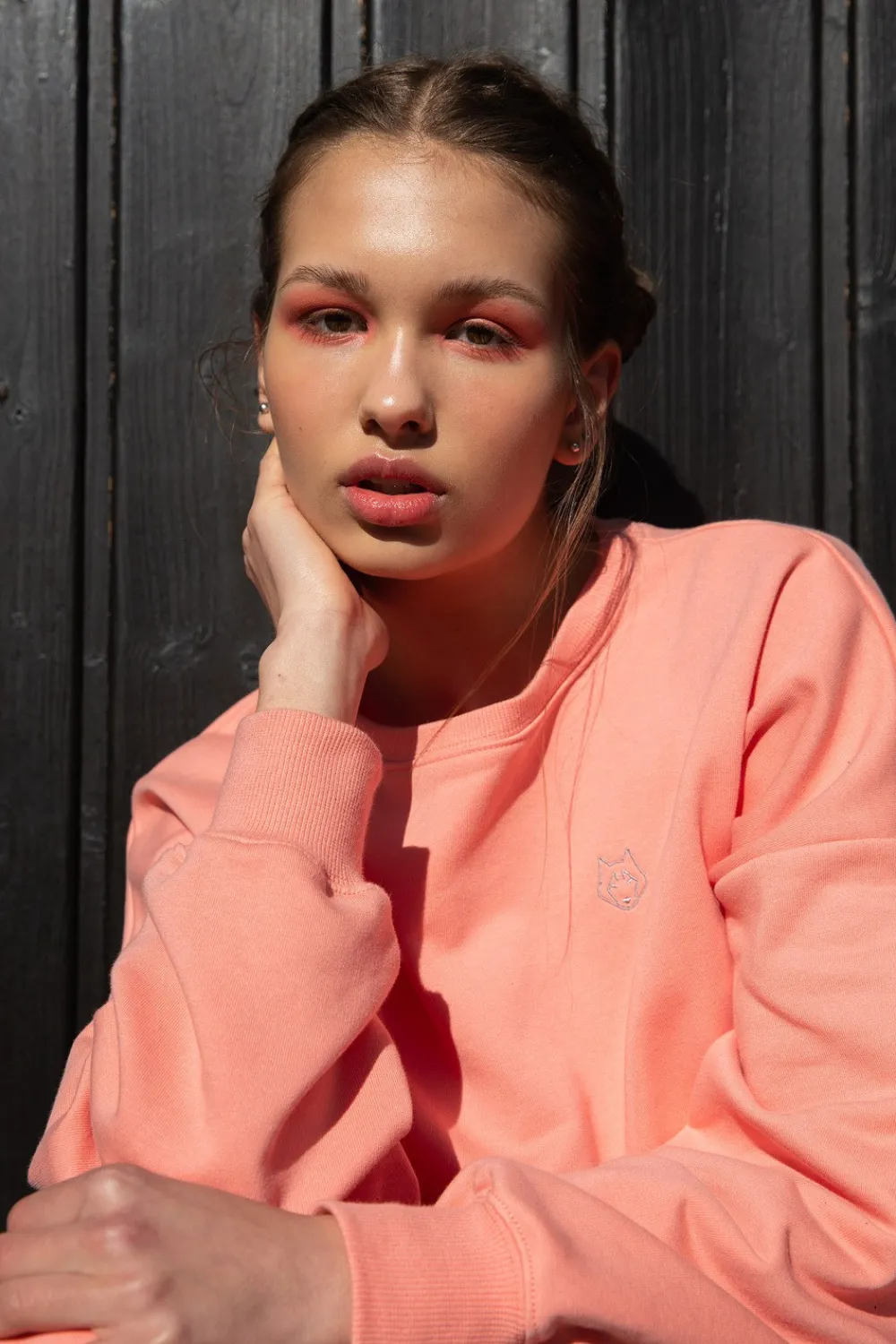 Discount Kayczna buza z ogo - koraowa Odzież Casualowa|Bluzy